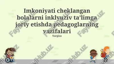 inkluziv ta'lim muvaffaqiyati — PPTX