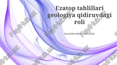 izotop tahlillari geologiyada — PPTX