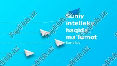 suniy intellekt — PPTX