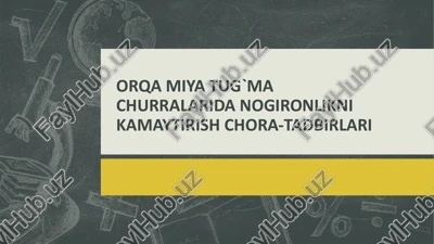 orqa miya tug`ma churralari — PPTX