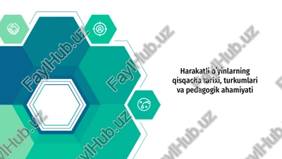 harakatli oʻyinlar — PPTX