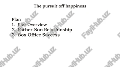 the pursuit of happyness — PPTX