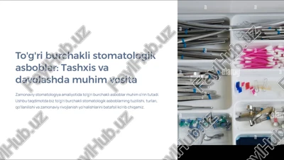 to'g'ri burchakli stomatologik asboblar — PDF