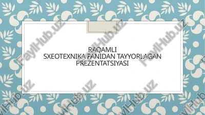 planar bipolar transistor soddalashtirilgan tasvir — PPTX