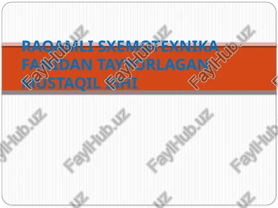 quyosh qurilmalarini kontrollerlar yordamida tekshirish — PPTX