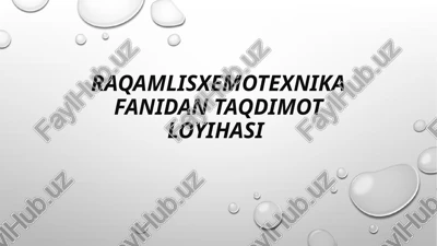 diodlar turlari va ishlash sohalari — PPTX