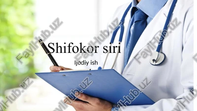 shifokor siri — PPTX