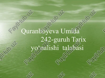 qo‘qon xonligida ijtimoiy iqtisodiy hayot — PPTX