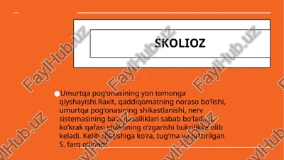 skolioz — PPTX