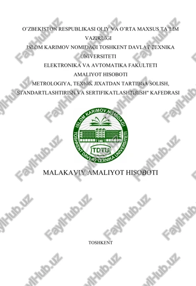 amaliyot hisoboti — DOCX