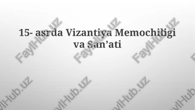 vizantiya qo'lyozma bezaklari: usullari va mavzulari — PPTX