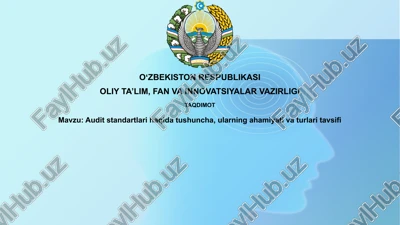 audit standartlari — PPTX