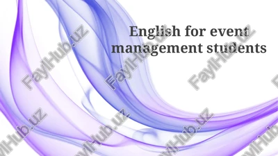 essential english skills for event professionals — PPTX