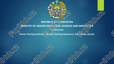 having proficiency abroad presentation — PPTX