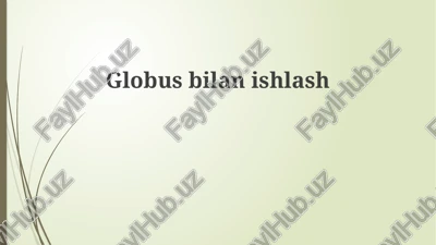 globusbilanishlash — PPTX