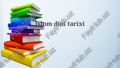 islomdinitarixi — PPTX