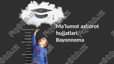 axborot hujjatlari — PPTX