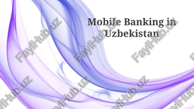 mobile banking in uzbekistan — PPTX
