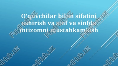 progressiv baholash usuli — PPTX