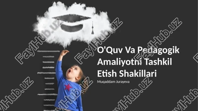 o'quv va pedagogik amaliyotni tashkil etish shakillari — PPTX