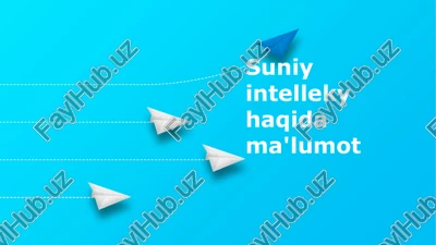 suniy intellekt — PPTX