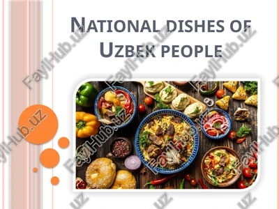 national dishes of uzbek people — PPTX