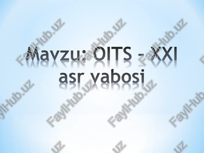 oits asr vabosi — PPT