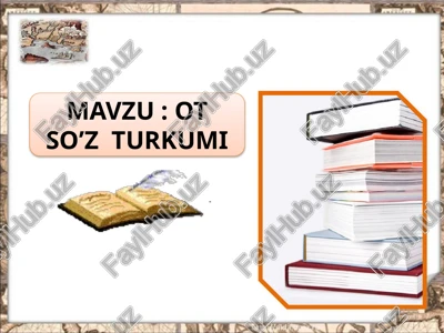 ot so'z turkumi — PPTX