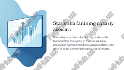 statistika fanining nazariy asoslari — PPTX