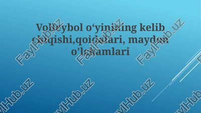 voleybol — PPTX