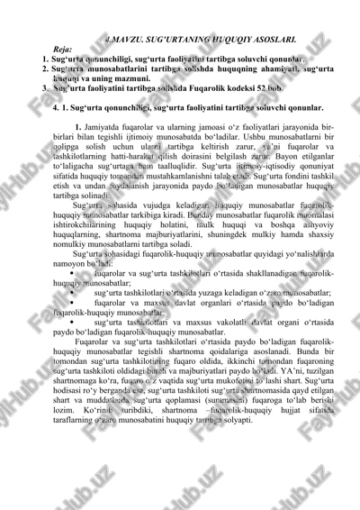 sug'urtaning huquqiy asoslari — DOCX