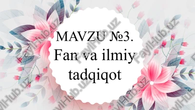 ilmiy tadqiqotlar — PPTX