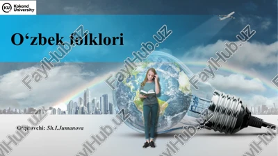 o‘zbek xalq og‘zaki ijodi xrestomatiyasi — PPTX
