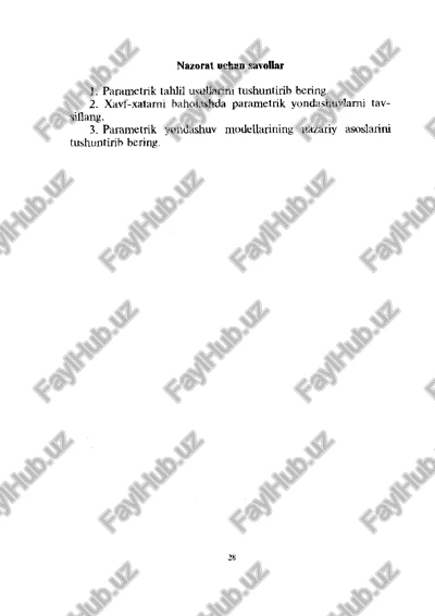 bazis riskini baholash — PDF