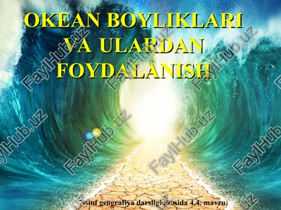 7-sinf geografiya darsligi — PPT