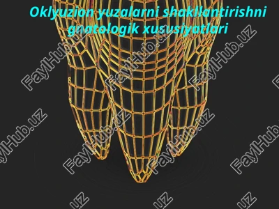 oklyuzion yuzalarni shakllantirishni gnatologik xususiyatlari — PPTX