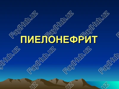pielonefrit — PPT