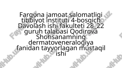 sklerodermiya va wagner kasalliklari — PPTX