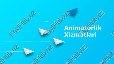 animatorlik xizmatlari — PPTX