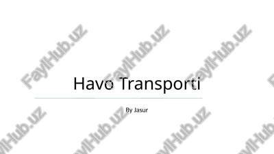 havo transporti — PPTX