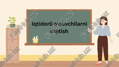 iqtidorli o'quvchilarni o'qitish — PDF