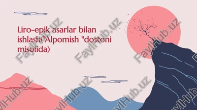 alpomish dostoni — PPTX
