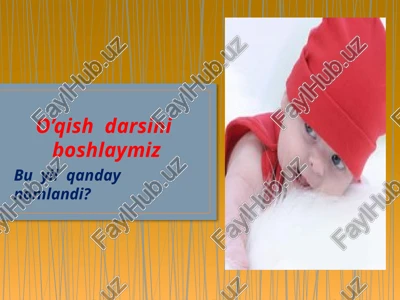 o’qishdarsiniboshlaymiz — PPTX