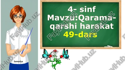 4-sinf matematikasi — PPTX