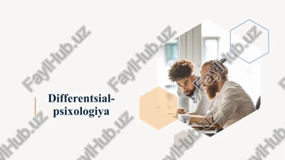 differentsial-psixologiya — PPTX