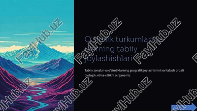 osimlik-turkumlari-va-ularning-tabiiy-joylashishlari — PPTX