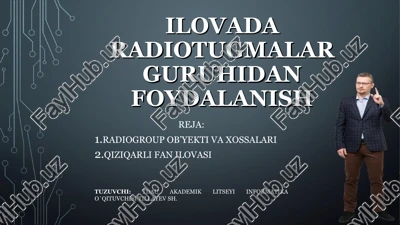 radiotugmalar guruhi — PPT