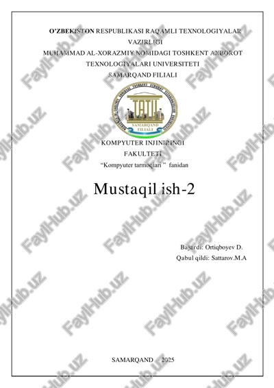 transport sathi protokollari: tcp va udp — PDF