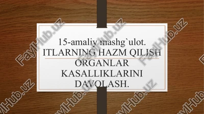 stomatit davolash — PPTX