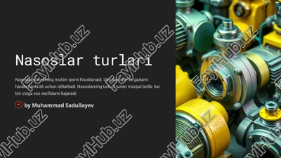 nasoslar turlari — PPTX